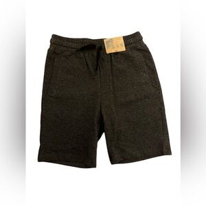 Thereabouts Girls Shorts Size 8 Dark Grey Light Grey Comfort Waist Stretch NWT